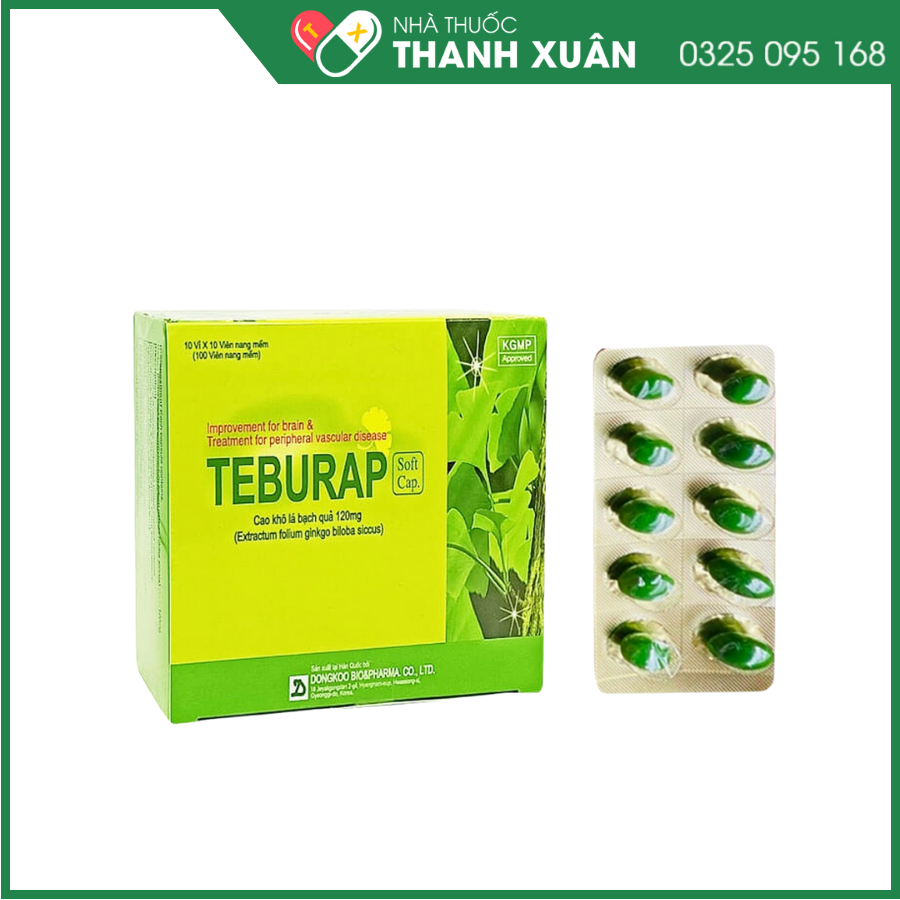 Teburap 120mg điều trị rối loạn tuần hoàn ngoại biên